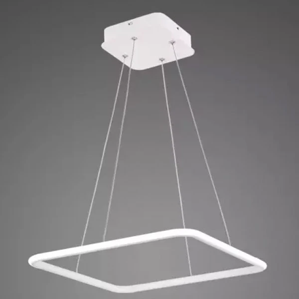 Lampa Wisz Ca Ledowe Kwadraty Pojedyncza No Out K Bia A Cm