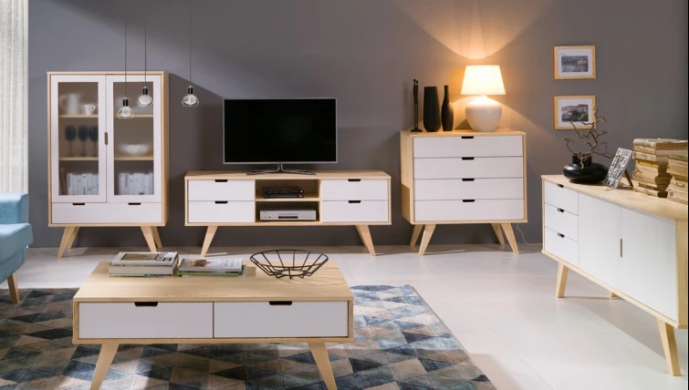 Skandynawskie meble do salonu Malmo