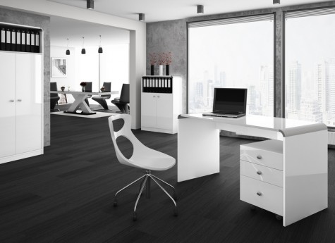 Hubertus - nowoczesne meble biurowe Milano białe