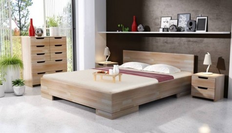 Skandica - meble sypialniane z drewna bukowego Spectrum