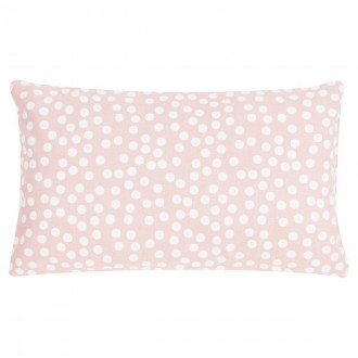 Dekoracyjna poduszka w groszki Allover Dots 30x50 różowa