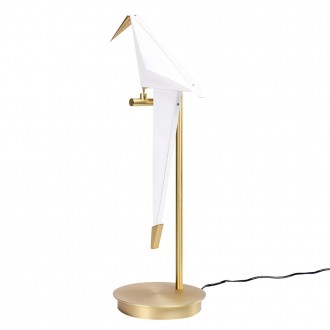 Metalowa lampka dekoracyjna w kształcie ptaka Loro Table