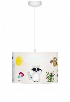 Lamps&Company Dziecięca lampa sufitowa Przyjaciele z Lasu zwierzątka