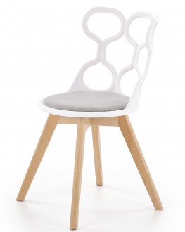 Krzesło do jadalni z designerskim oparciem K308