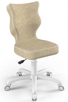 Obrotowe krzesło dziecięce Petit White rozmiar 3 (119-142 cm)