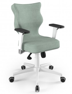 Biurowe krzesło o ergonomicznym kształcie Perto White