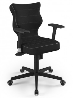 Biurowe krzesło o ergonomicznym oparciu Nero Black