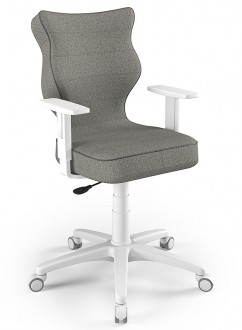 Ergonomiczne krzesło biurowe Duo White