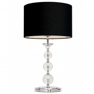 Dekoracyjna lampa stołowa z abażurem Rea