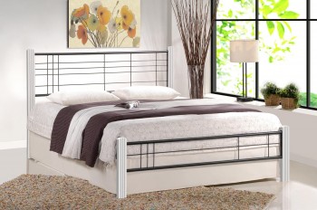 Metalowe łóżko Viera 160 biały