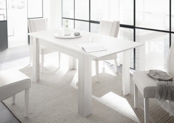 Rozkładany stół Tuscany biały mat
