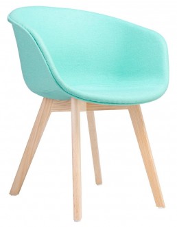 Jadalniane krzesło tapicerowane na bukowych nogach Stay Soft