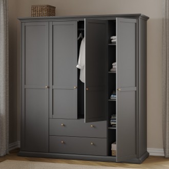 Szafa Paris 4+2 kolor szary