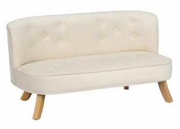 Nierozkładana sofa dziecięca Somebunny welur