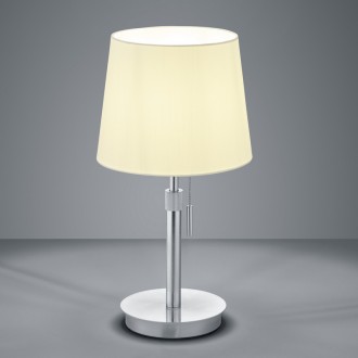 Elegancka lampa stołowa z regulacją wysokości Lyon nikiel