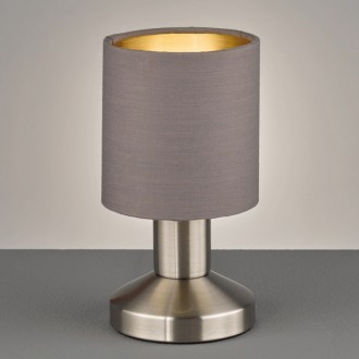 Lampa stołowa z dotykowym włącznikiem Garda ciemnoszara