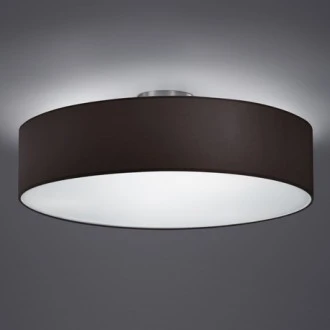 Sufitowa lampa z czarnym abażurem tkaninowym Hotel 50