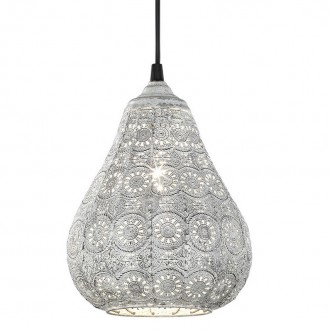Orientalna lampa wisząca z dekoracyjnym kloszem Jasmin