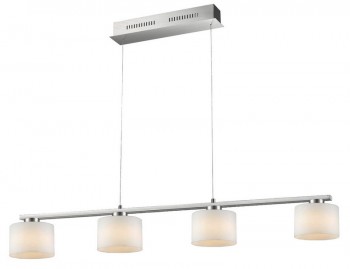 Regulowana lampa jadalniana z czterema kloszami Alegro