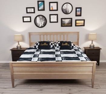 Łóżko do sypialni w stylu prowansalskim Porto