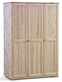 Drewniana szafa trzydrzwiowa Modern 120