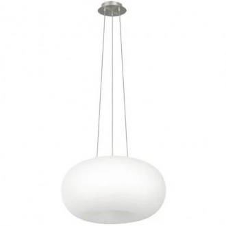 Wisząca lampa salonowa Inez 37 z okrągłym kloszem szklanym