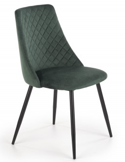 Tapicerowane krzesło na metalowych nogach K405