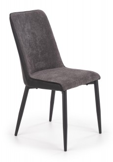 Tapicerowane krzesło na metalowych nogach K368