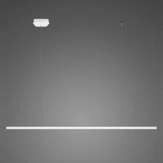 Biała lampa jadalniana LED Linea No.1B 100 cm
