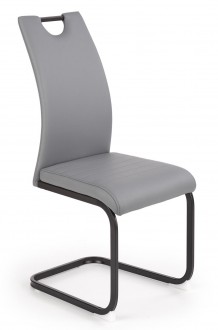 Krzesło jadalniane z ekoskóry z uchwytem K371