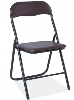 Składane krzesło konferencyjne z tapicerowanym siedziskiem Tipo