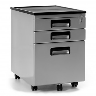 Kontener pod biurko srebrny 324-S
