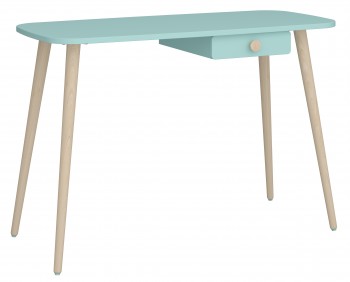 Miętowe biurko w stylu skandynawskim Gaia 1S