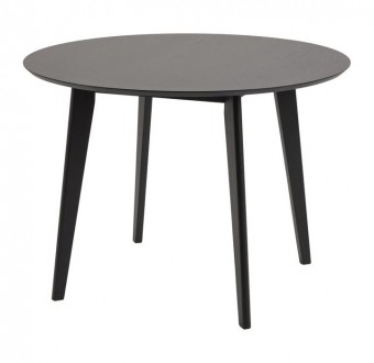 Okrągły stół fornirowany Dilon 105 czarny