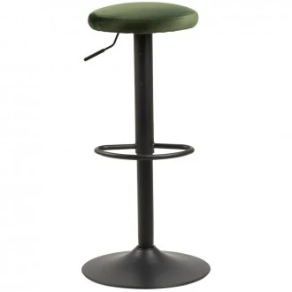 Hoker z welurowym siedziskiem Finch Vic forest green