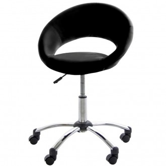 Designerskie krzesło biurowe z ekoskóry Holland PU