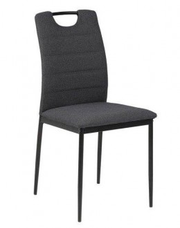 Tapicerowane tkaniną krzesło z uchwytem Norfolk