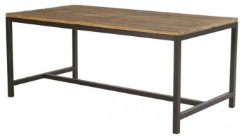 Nierozkładany stół jadalniany w stylu industrialnym Gallatin 180x90