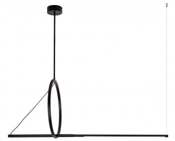 Geometryczna lampa wisząca bez klosza Stick