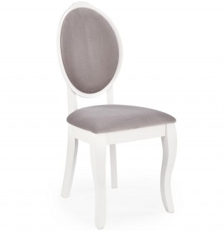 Białe krzesło drewniane w stylu retro Velo
