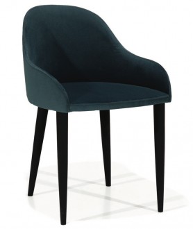Krzesło z tapicerowanym siedziskiem Perla NDO