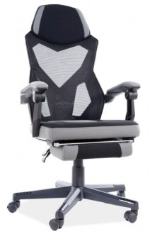 Krzesło biurowe z podnóżkiem Q-939