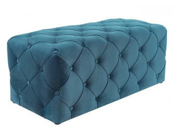 Pufa w stylu glamour Aviva Velvet