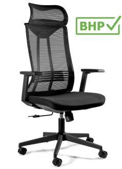 Ergonomiczne krzesło biurowe Concept, zgodne z normą BHP