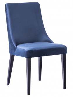Krzesło welwetowe z kołatką Glamour