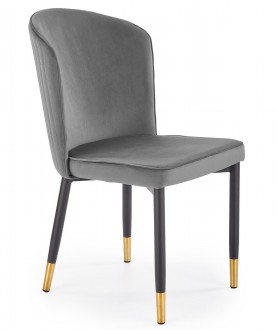 Krzesło glamour z tkaniny velvet K446