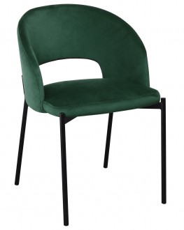 Krzesło do jadalni z tkaniny aksamitnej K455