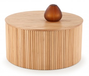 Designerski stolik kawowy z drewna Woody