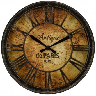 Okrągły zegar ścienny Antique