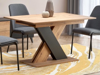 Stół do jadalni z nogą w kształcie litery X Xarelto